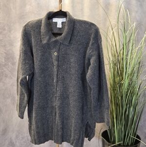 Vintage Kathryn Deene New York Womens Gray Sweater Size 14/16